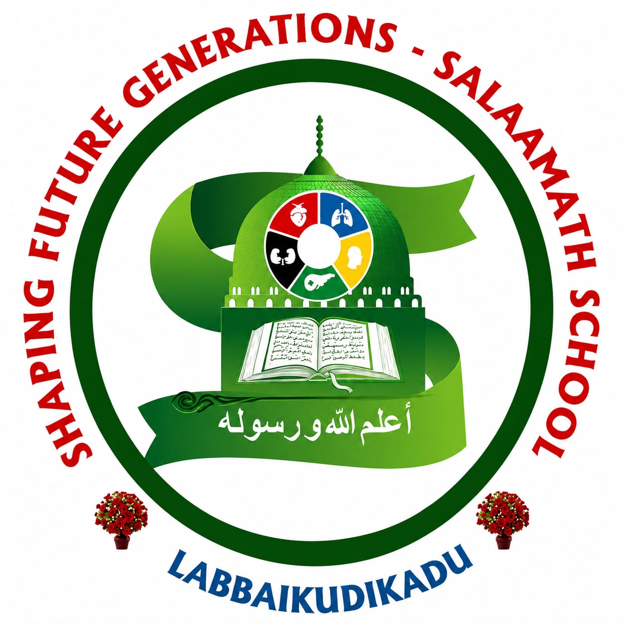 Salaamath Middle School Labbaikudikadu Logo